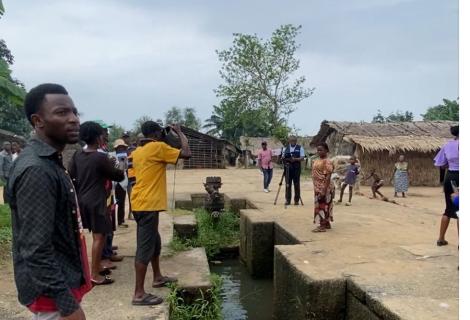 The Oil well from which the community, Okoritak drink from