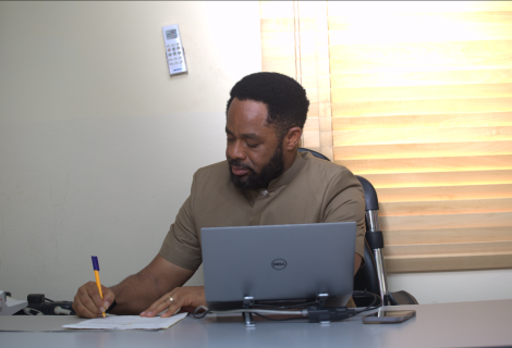 Andrew Mamedu signing off press statement