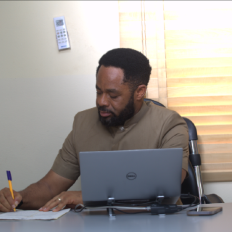 Andrew Mamedu signing off press statement
